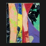 #3, Bruxelles Suite, Painted Canvas Collage11 3/4 x 9 3/4, 1999
