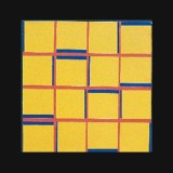 Grid Study 1969 12 x 12 inchesPaper Collage