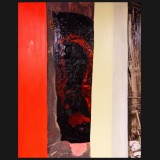 #1 Easter Island Suite, 2011
Painted Canvas Collage, 60 x 48 inches
AMEC Place Commission, Calgary, AB, Canada