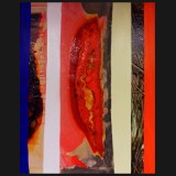 #3 Easter Island Suite, 2011
Painted Canvas Collage, 60 x 48 inches
AMEC Place Commission, Calgary, AB, Canada