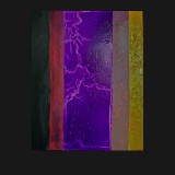 Purple Lightning, 2011Painted Canvas Collage, 60 x 48 inches