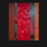 Sun Poles, 2011Painted Canvas Collage, 60 x 48 inches