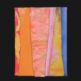 #38, Miniatures, 2011 Painted Canvas Collage, 8 x 6 inches, Private Collection Edmonton