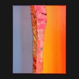 #63 Suite One Eleven, 2011
Painted Canvas Collage, 14 x 11 inches