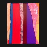 #68 Suite One Eleven, 2011
Painted Canvas Collage, 14 x 11 inches