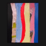 #69 Suite One Eleven, 2011
Painted Canvas Collage, 14 x 11 inches
