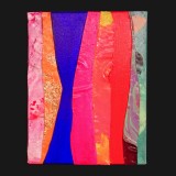 #70 Suite One Eleven, 2011
Painted Canvas Collage, 14 x 11 inches