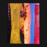 #71 Suite One Eleven, 2011
Painted Canvas Collage, 14 x 11 inches