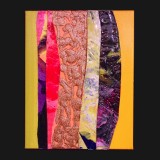 #74 Suite One Eleven, 2011
Painted Canvas Collage, 14 x 11 inches