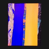 #76 Suite One Eleven, 2011
Painted Canvas Collage, 14 x 11 inches