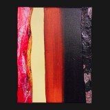 #77 Suite One Eleven, 2011
Painted Canvas Collage, 14 x 11 inches
