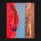 #82 Suite One Eleven, 2011
Painted Canvas Collage, 14 x 11 inches