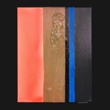 #87 Suite One Eleven, 2011
Painted Canvas Collage, 14 x 11 inches
