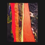#55 Suite One Eleven, 2011
Painted Canvas Collage, 14 x 11 inches