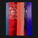 #91 Suite One Eleven, 2011
Painted Canvas Collage, 14 x 11 inches