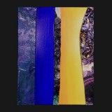 #93 Suite One Eleven, 2011
Painted Canvas Collage, 14 x 11 inches