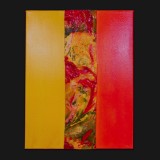 #99 Suite One Eleven, 2011
Painted Canvas Collage, 14 x 11 inches