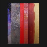 #12 Suite One Eleven, 2011
Painted Canvas Collage, 14 x 11 inches
