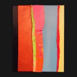 #51 Suite One Eleven, 2011
Painted Canvas Collage, 14 x 11 inches