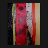 #24 Suite One Eleven, 2011
Painted Canvas Collage, 14 x 11 inches