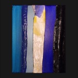 #28 Suite One Eleven, 2011
Painted Canvas Collage, 14 x 11 inches