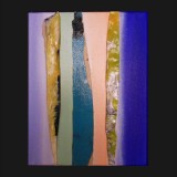 #49 Suite One Eleven, 2011
Painted Canvas Collage, 14 x 11 inches