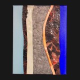 #59 Suite One Eleven, 2011
Painted Canvas Collage, 14 x 11 inches