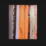 #1 Summer Suite, 2011
Painted Canvas Collage, 24 x 20 inches.